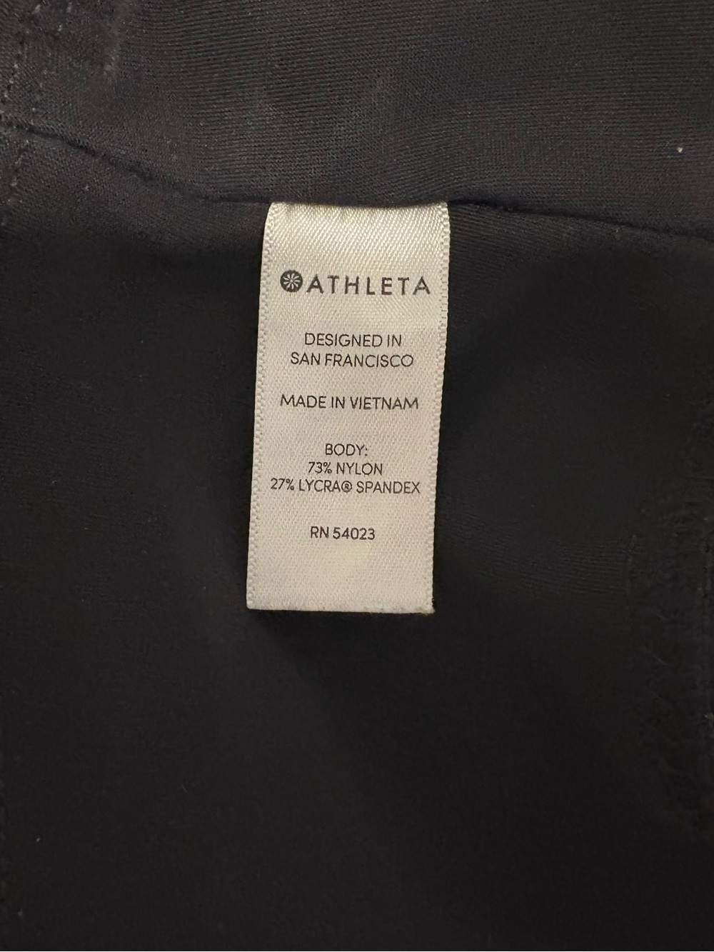 Athleta Stellar Crop Black Stretch Pants Zipper Pockets Women’s ST - Picture 6 of 6